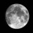 Waxing Gibbous, Moon age: 13 days, 2 hours, 1 minutes, 93%