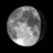 Waning Gibbous, Moon age: 19 days, 0 hours, 52 minutes, 75%
