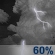 Monday Night: Showers And Thunderstorms Likely