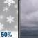Saturday: Chance Light Snow then Cloudy